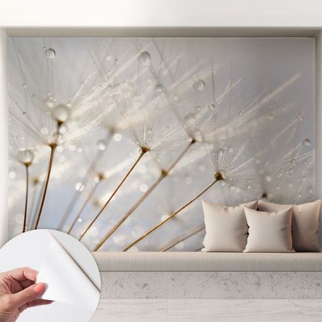Selbstklebend Tapete modern - Wanddeko für Küche - Klebefolie Wand - luxus Look Taubkraut 208x146 cm (1/5)