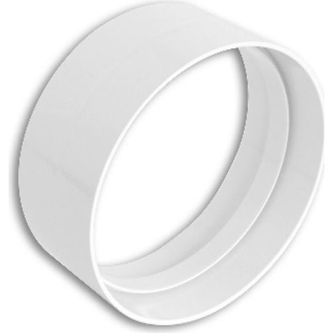 GIUNTO IN ABS PER TUBI DI AERAZIONE TONDI Diam. 125 mm