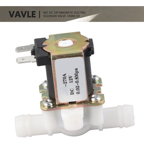 DC12V OD12mm normalerweise geschlossenes Kunststoff-Magnetventil, Wassereinlass-Durchflussschalter (1/5)