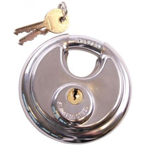 Vorhängeschloss rsd-distrib disc lock gehärteter Stahl 3 Schlüssel