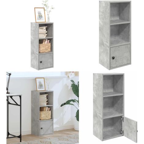 vidaXL Bücherregal Betongrau 31x24x77 cm Holzwerkstoff (1/5)
