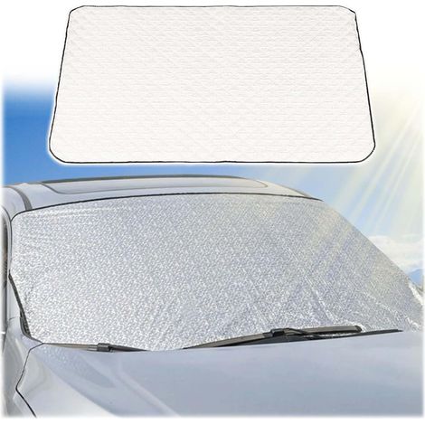 Couverture de pare-brise, 14795cm Protege Pare Brise Givre, Housse de pare-brise de voiture, protection solaire, protection contre le gel, protection de pare-brise avant, protection contre la chaleur (1/5)