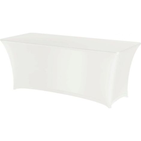 Nappe rectangulaire infroissable, en jersey blanc - Hendi 814369