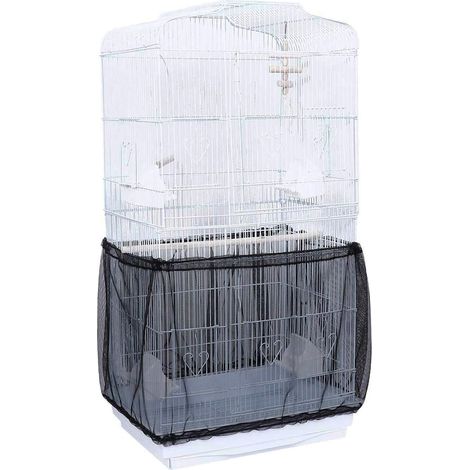 MINKUROW Red Protectora Para Jaula De Pájaros, Red Para Jaula De Pájaros, Cubierta De Jaula De Nylon Malla De Aire Elástica Cubierta Protectora Para Jaula De Pájaros Estuche A Prueba De Polvo Captura  (1/5)