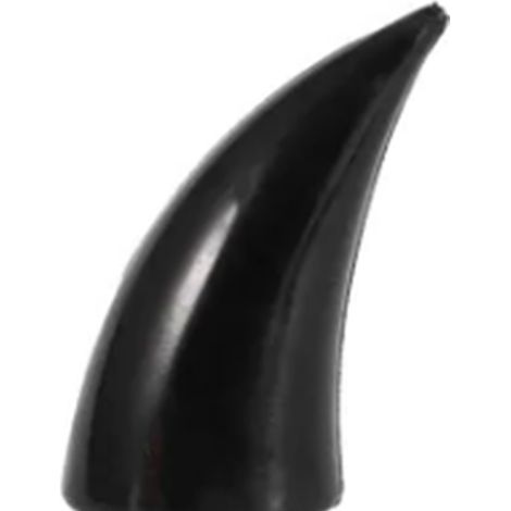 Casque Moto Décor Corne de Diable Ventouse Caoutchouc Ornement Universel Accessoire Moto (1/5)