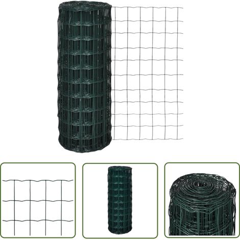 Gartenzaun Maschendraht Gitterzaun Schweißgitter 25x1,0m - Gartenzaun - Maschendrahtzaun - Metallzaun - Stabiler Zaun - Gartenzäune (1/4)