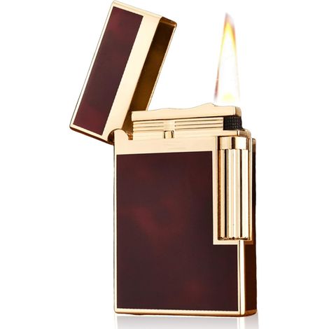 Briquet gonflable : Briquet tempête classique design rétro briquet tempête rechargeable au gaz, briquet cool, briquet à gaz pour hommes et pères, cadeaux avec boîte cadeau (1/5)