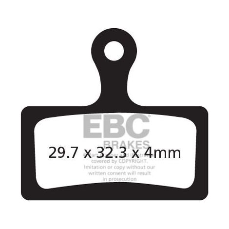 CFA614R - Pastiglie freno per bicicletta EBC Brakes Organic Performance (1/2)