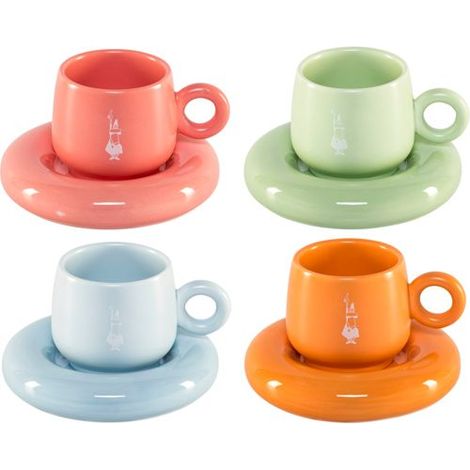 Bialetti PFRUIT003 Tasse Mehrfarbig Espresso 4 Stück(e)