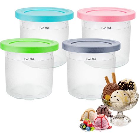 Passend für Ninja Creami – 4-teiliges Deluxe-Eiscreme-Set (1/5)