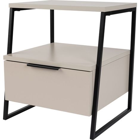Table de chevet en bois "Pal" 45 x 40 x 50 cm - Grès
