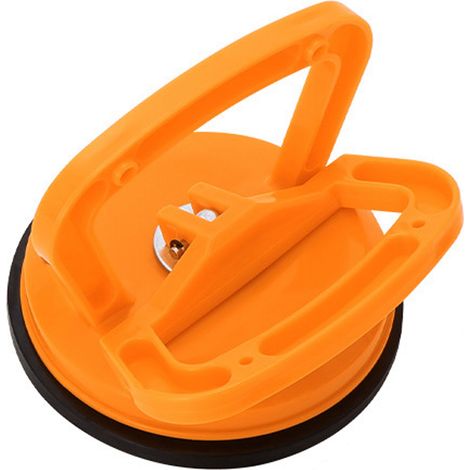 Ventouse de levage pour verre, ventouse à une/deux/trois griffes pour la pose de carreaux, de dalles de sol, le déplacement de voitures, outils de réparation de bosses, ventouse à une griffe en ABS or (1/5)