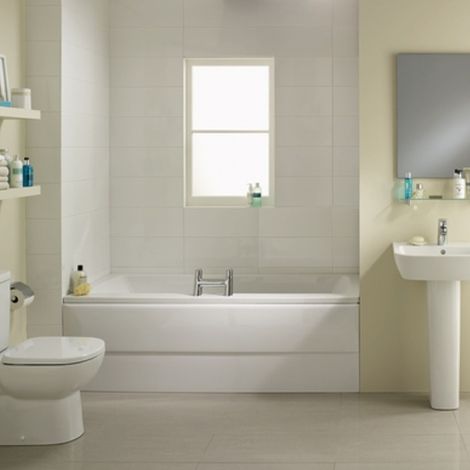 Ideal Standard Tempo Cube Double Ended Rectangular Bath 1800mm X 800mm 0 Tap Hole (inc Leg Set) (1/5)