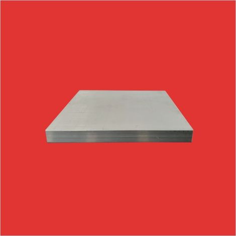 Commentfer – Platine aluminium brut 150 x 150 mm – Épaisseur 10 mm – Résistance à la corrosion – Usinable pour fixation et assemblage