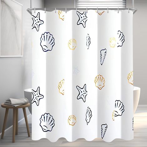Duschvorhang 120x180cm Klein Ozeanstern H180 x B120 cm 1er Pack (1/5)