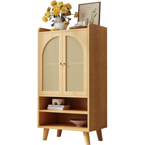 PLACARD SPACieux PRATique ELEgant Particle Board Naturel 60.00 x 40.00 x 121.00 cm (1/5)