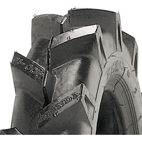 Luftbereiftes Klauenrad 5.00-10 KENDA schlauchloser Motorgrubber MTD (1/2)