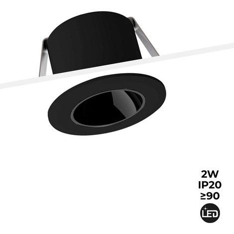 Downlight LED Mini 2W - OSRAM Chip - Niedriger UGR - CRI 90 - Ø