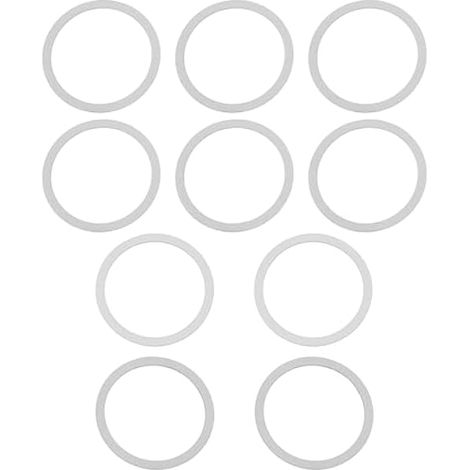 Briny River 10pcs Kit de Cales d'essieu Moteur pour Motoculteur Diamètre Intérieur 1" x Diamètre Extérieur 1 3/16" Compatible avec Troy-Bilt (1/5)