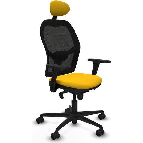 Piqueras-y-crespo Jorquera sedia da ufficio gialla ergonomica (1/3)