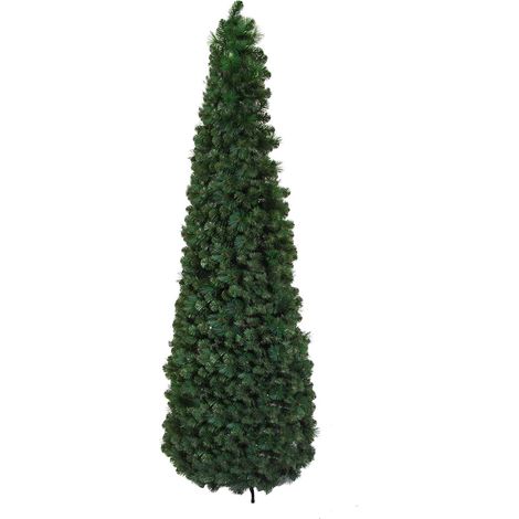 Albero di Natale Artificiale Pieghevole 180 cm 793 Rami Verde (1/2)