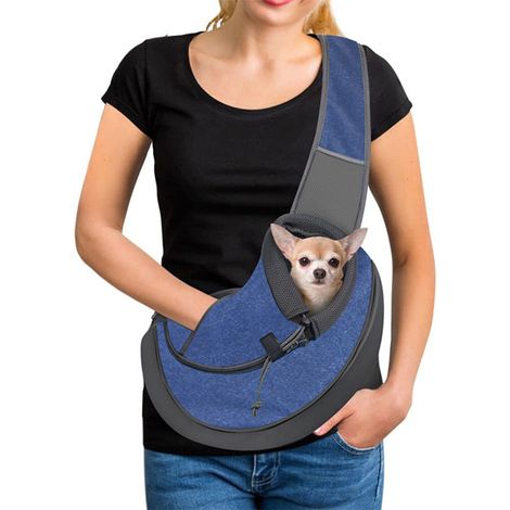Sac de voyage, de shopping, pour chat et chien, sac bandoulière pour animaux (1/5)