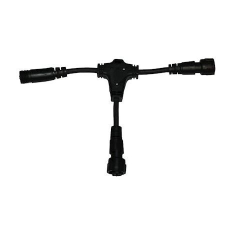 t de raccordement souple - noir - 230 volts - festilight 90225-b-z