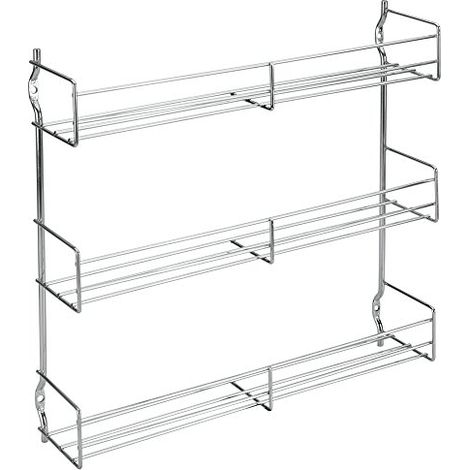 Metaltex 364613010 - Mensola per Le spezie con 3 Ripiani, cromata (1/4)