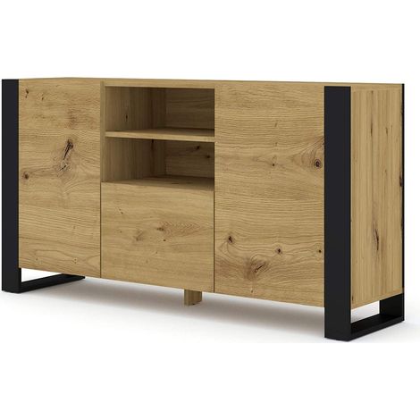 Mobile credenza cm 158 x 40 x 84h mondi colore rovere rustico - Bim Forniture