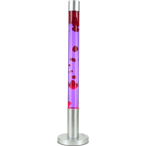 Große Lavalampe Retro 76 cm hoch Rot Lila (1/5)