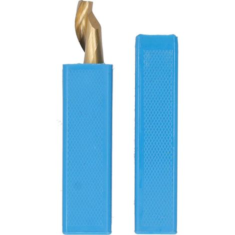 Single Flute End Mill, 12x12x25x80mm, HSS M2 Titanium Plated (1/5)