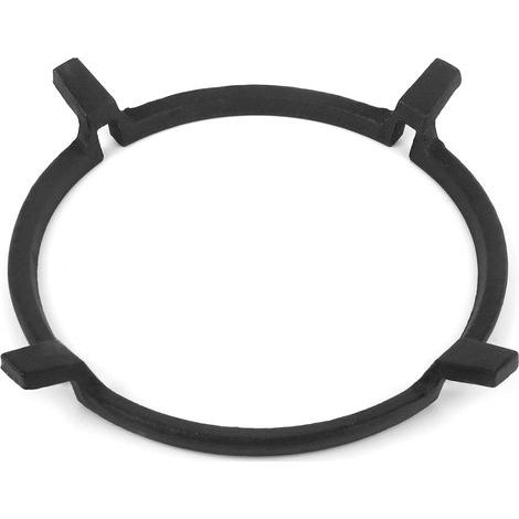 Wokpfannenhalterung aus Gusseisen, rutschfester Gas-Wokadapter, Gasreduzierring aus Edelstahl für Brenner, Gaskochfelder, Herde und Gaspfannenzubehör (1/5)