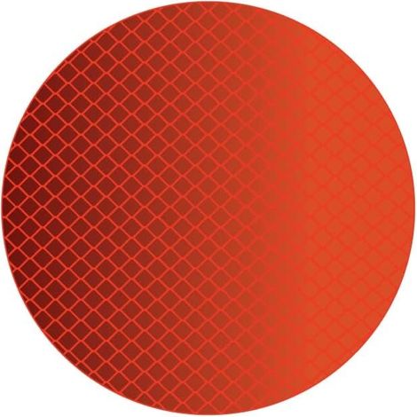 Runde Reflektoraufkleber, 4 Stück, orange, 88mm (1/5)