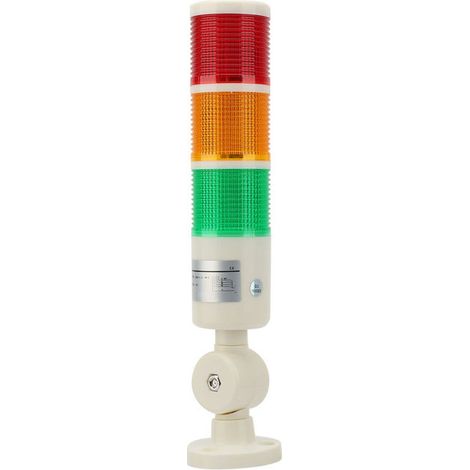 Rote/Grüne/Orangefarbene LED-Warnanzeige für CNC-Maschinen, 24-V-Gleichstrom-Lichtsignal (1/4)