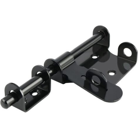 1 pezzo di chiavistello e serratura per porta, chiavistello per porta esterna, serratura per porta scorrevole con foro per lucchetto, serratura per porta esterna o interna, chiavistelli per porta in a