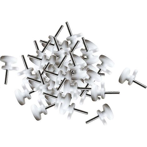 50 crochets pour cintres, crochets pivotants non marquants avec clous en acier, 2024 Ping (1/5)
