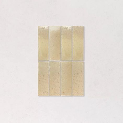 Faience Effet Zellige Beige SABIL 5x15cm Vanilla (1/5)