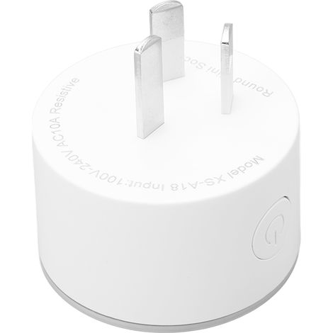 Prise intelligente avec boîtier ABS, minuterie, télécommande, LED, WiFi, prise domestique (AU), 100-240 V (1/5)