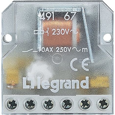 Legrand 049167 Telecontatto 2P - 10 AX - 250 V - intensità assorbita 0,04 A (1/2)