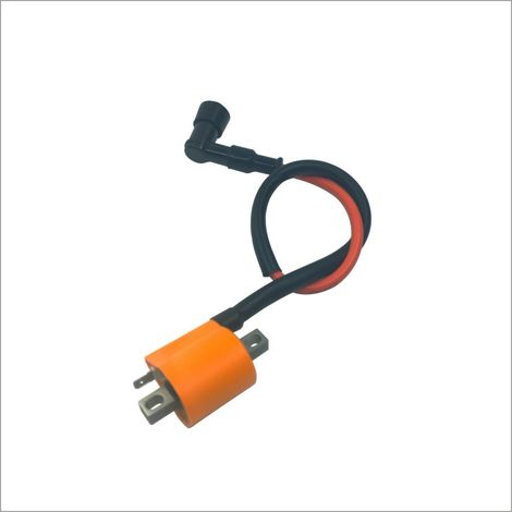 Motorrad-Zündspule – 50 cm³ CG – 125 cm³ 150 cm³ 250 cm³ – Hochspannungs-Zündspule (orange) (1/4)
