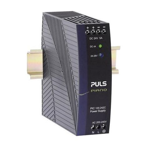 PULS PIC120.242C Alimentatore per guida DIN 24 V/DC 5 A 120 W Contenuto 1 pz.