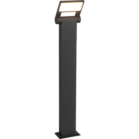Moderner Außenmast grau inkl. LED IP54 - Zane