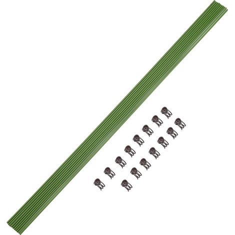 10 unidades de alambre de soporte para plantas, jaula de plástico plegable para plantas, ideal para flores, hierbas y verduras de jardín (220324TW-3) (1/2)