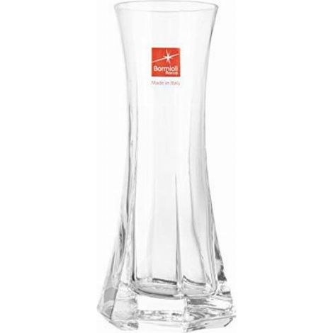 Vaso in Vetro per Fiori 7x15 cm - Vasetto Portafiori Trasparente Design Moderno (1/4)