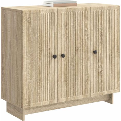 Maison Exclusive - Credenza Rovere Sonoma 89 x 34,5 x 80 cm Legno ingegnerizzato