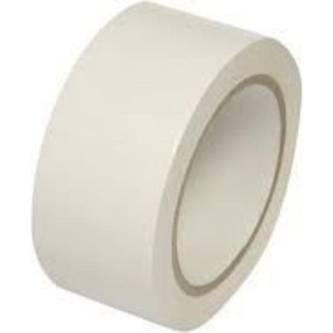 FPLUS precinto adhesivo blanco 48x66 , Cinta adhesiva para embalaje en rollos de 66 m. de largo x 48 mm