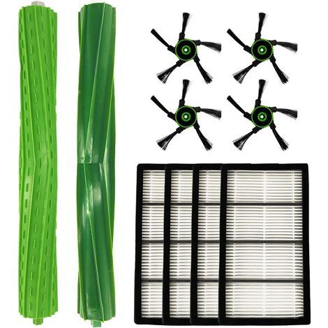Accesorios compatibles con el robot aspirador iRobot Roomba i7+ E5 E6: cepillo lateral, filtro, cepillo giratorio. (1/5)
