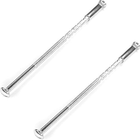 Cyclingcolors – 2er-Pack M4-Diebstahlsicherungsschrauben (60–95 mm) – Vernickelt – Stabile Befestigung für Hartholz und Türen (1/5)