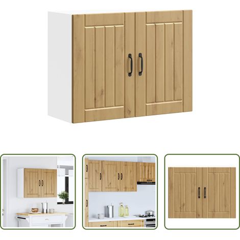 Küchenmöbel - Küchen-Hängeschrank Lucca Artisan-Eiche Holzwerkstoff (1/5)