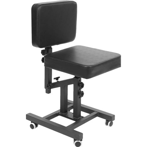 Fauteuil de salon, hauteur réglable, rotation à 180°, Avec des roues (1/2)